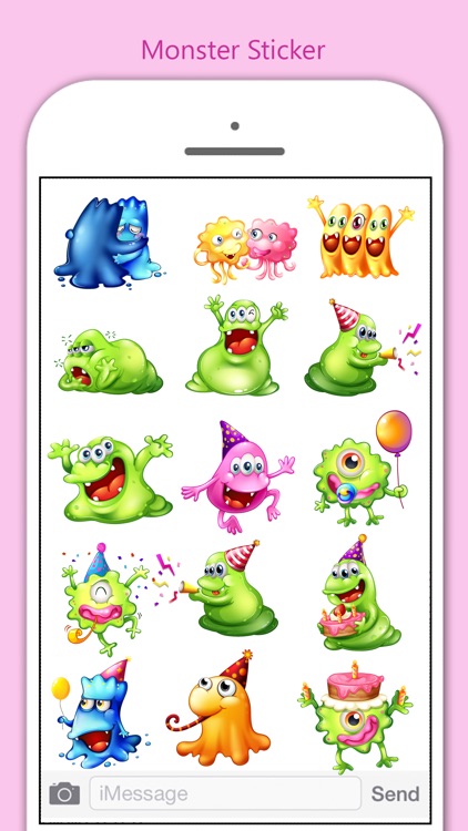 The Monster Stickers Pack