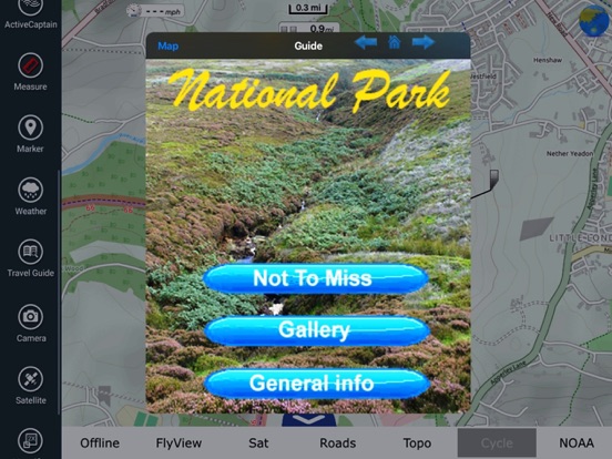 UK Parks & Forests GPS OS Maps iPad screenshot