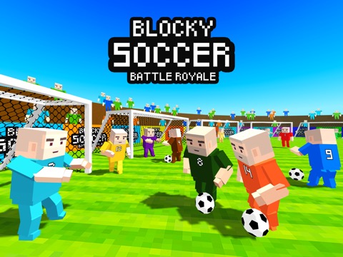 Blocky Soccer Battle Royaleのおすすめ画像1