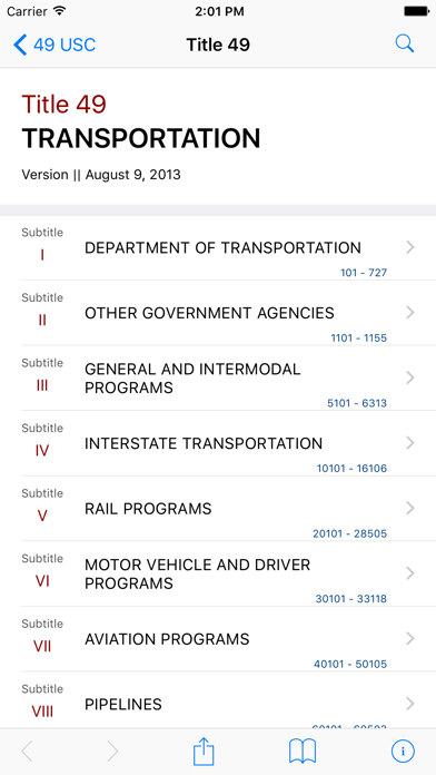 Screenshot #1 pour 49 USC - Transportation (LawStack Series)