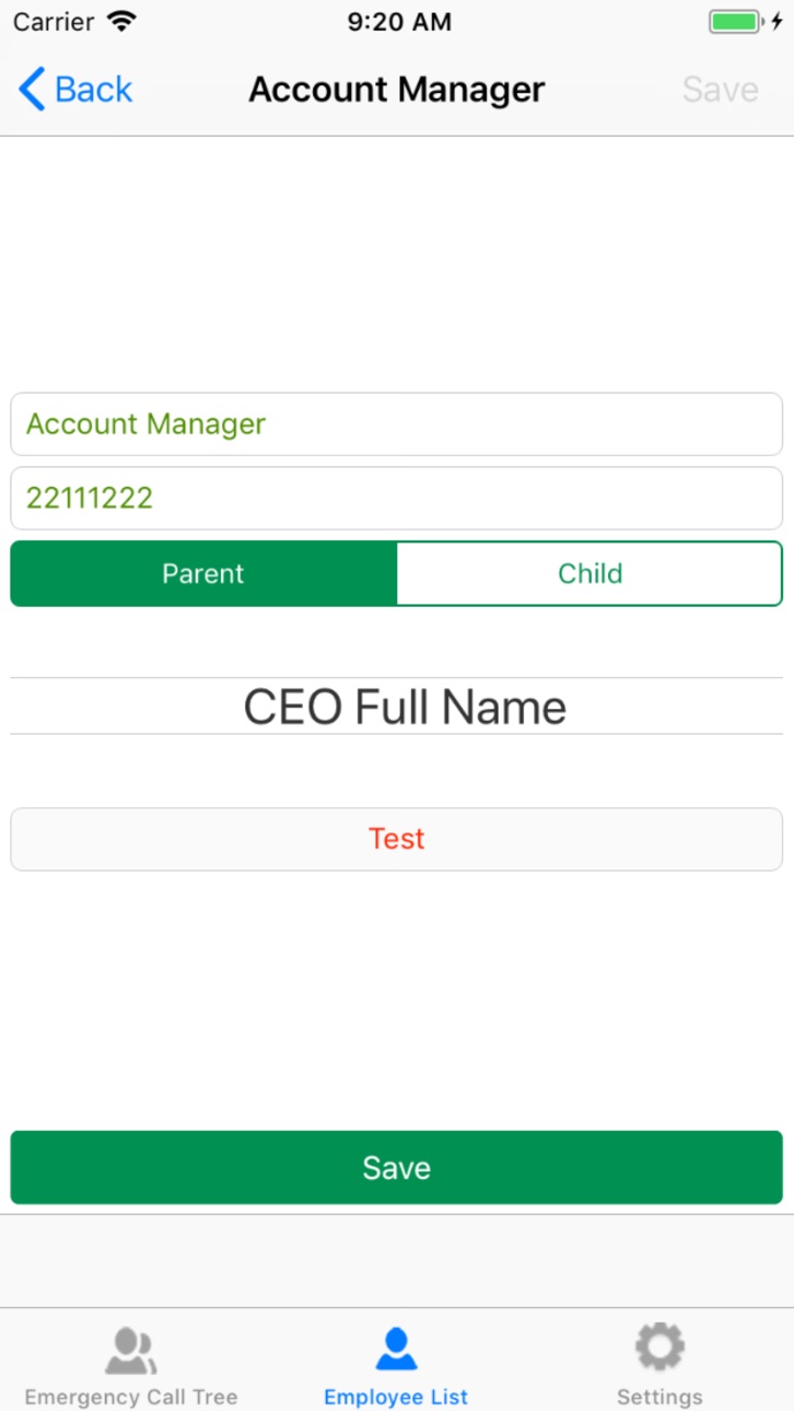 iPhone screenshot