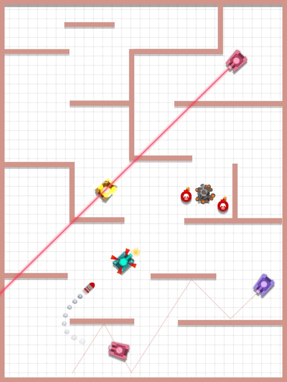 Screenshot #5 pour Pocket Hero-Wars of Mini Tanks