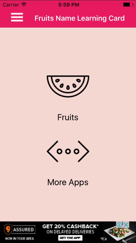 Fruits Name Learning Card - 1.0 - (iOS)