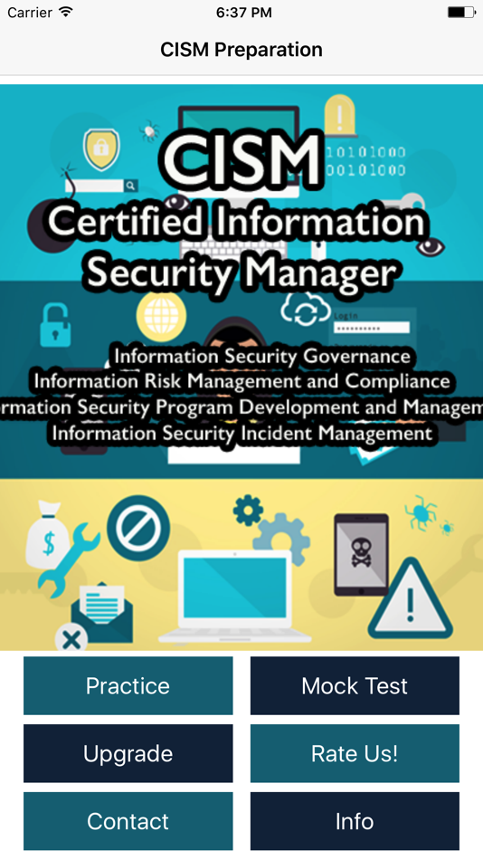 #1. CISM Preparation Guide 2017 (iOS) 由: 1X1 Apps Limited