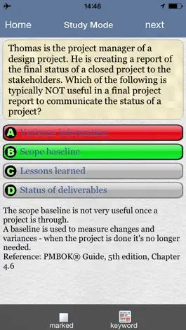 Game screenshot CAPM® Exam Trainer Light apk