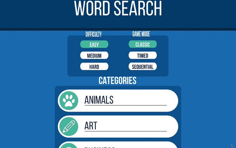 Screenshot #1 pour Word Search Game