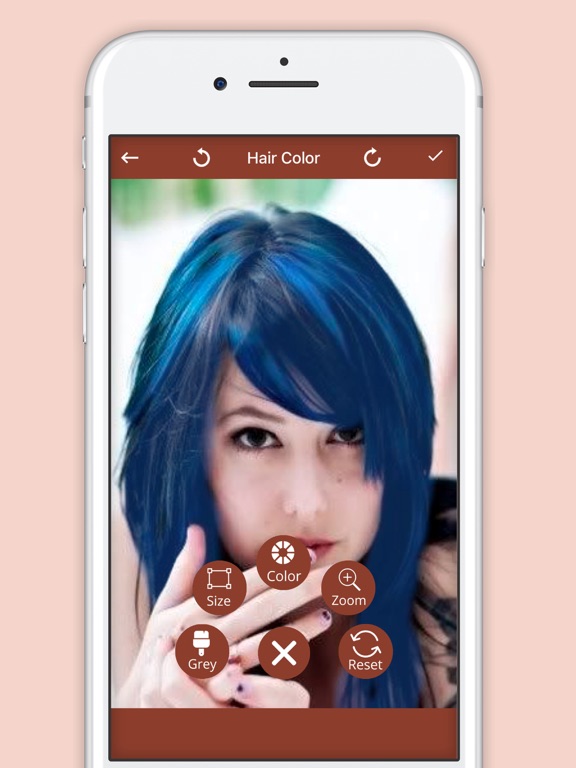 Screenshot #6 pour Hair Style : Hair Color Maker