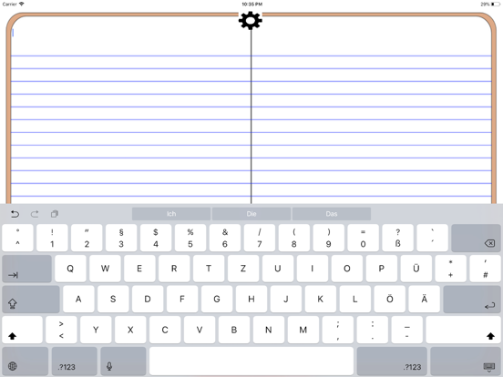 IsI Notebook iPad screenshot