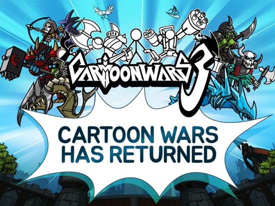 Cartoon Wars 3 iPad app afbeelding 2