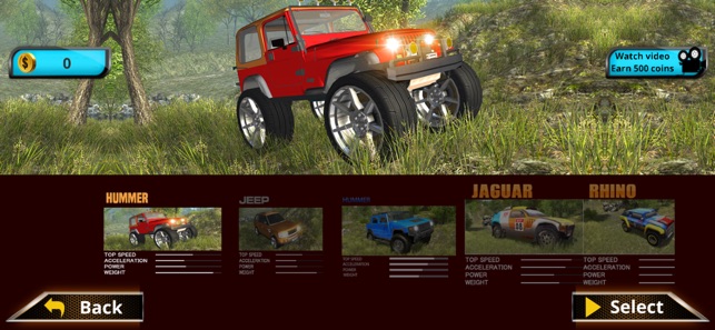 Off-Road Jeep Mountain Driver