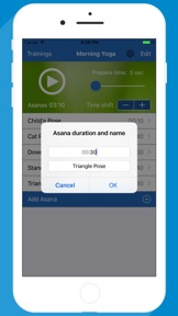 Yoga Timer for interval yoga trainings screenshot