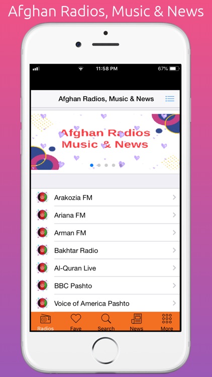 Afghani Radios, Music & News