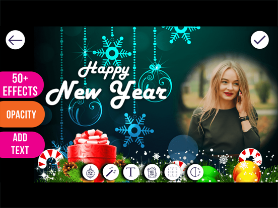 Screenshot #5 pour New Year Photo Frames