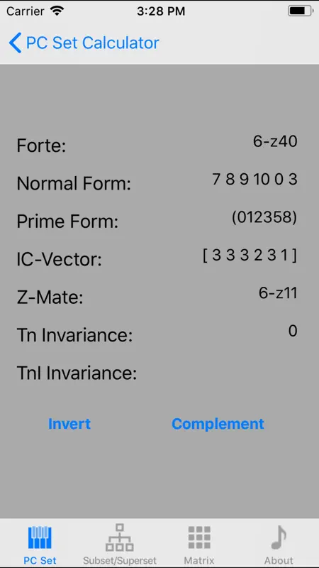 Post-Tonal Tool Kit screenshot 2 of 5