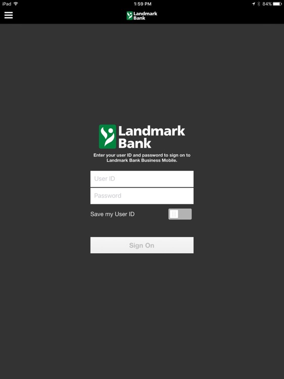 Landmark Business for iPad