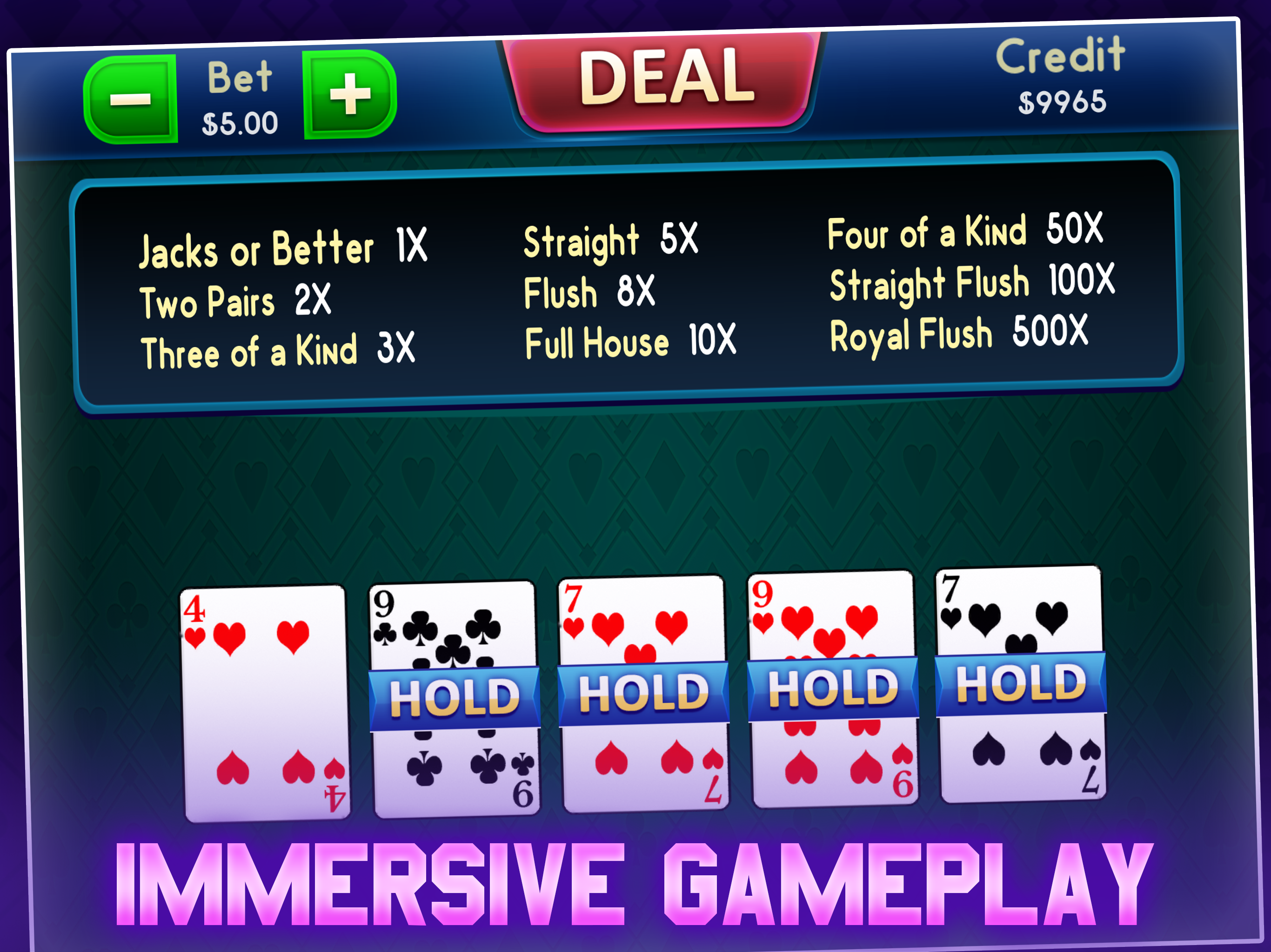 Video Poker: Fun Casino Game screenshot 7
