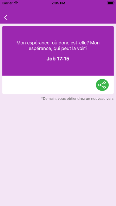 Screenshot #2 pour Amour Bible Evangile versets