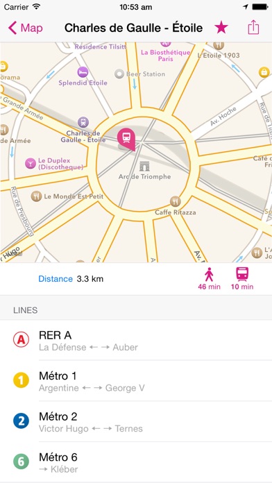 Screenshot #2 pour Paris Rail Map Lite