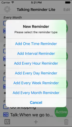 Talking Reminder Lite screenshot 4
