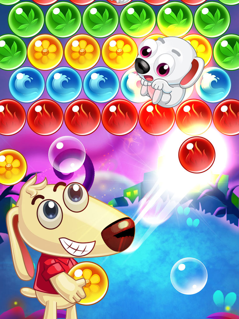 Rescue snoopy - bubble pop