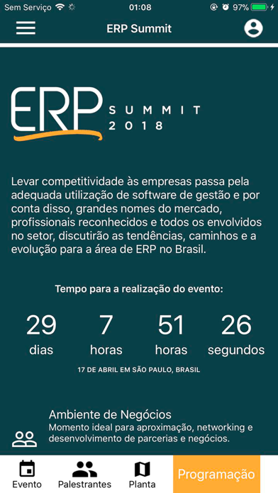 ERP Summit Brasil Screenshot