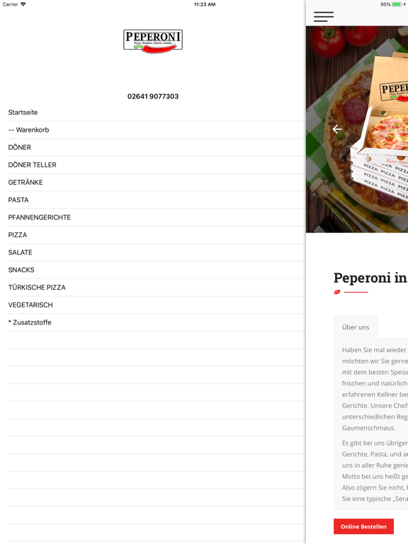 Screenshot #5 pour Pizzeria Peperoni in Bad-Neuen