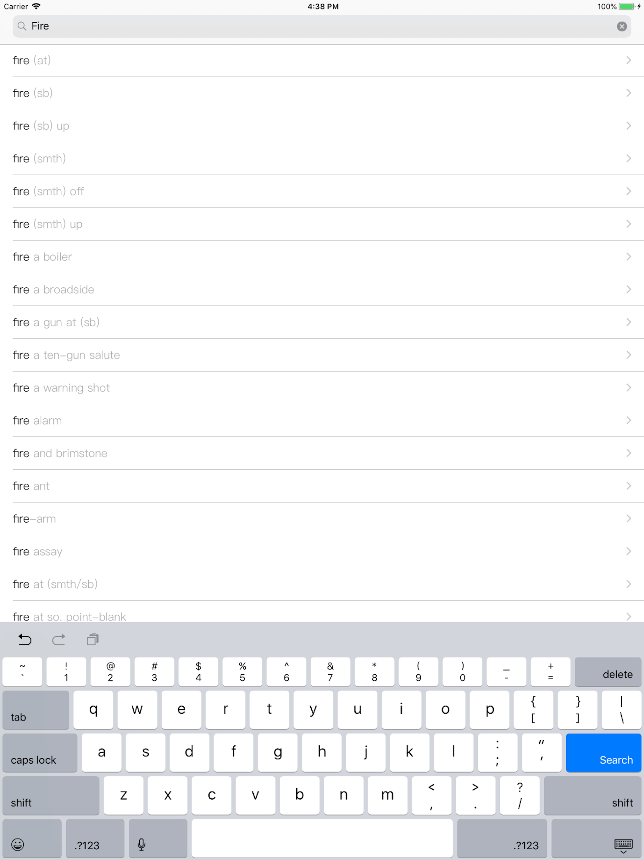 Italian-English dictionary E! screenshot 15