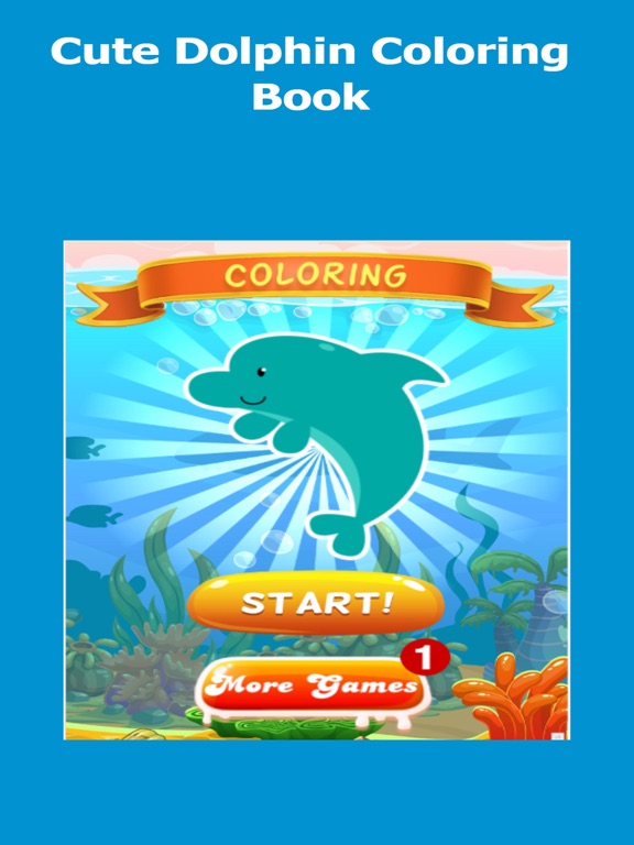 Screenshot #4 pour Coloring Dolphin Game