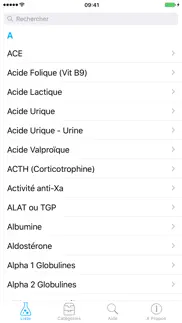 constantes biologiques iPhone Captures Décran 1