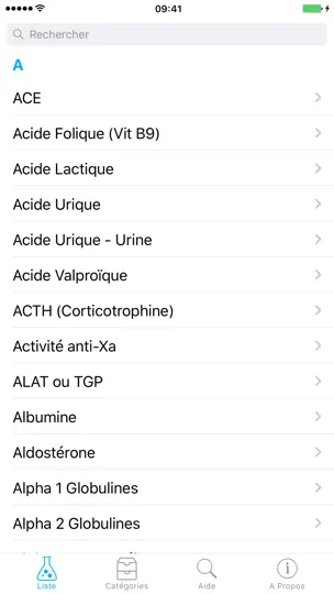Capture d'écran de Constantes Biologiques sur iPhone 1