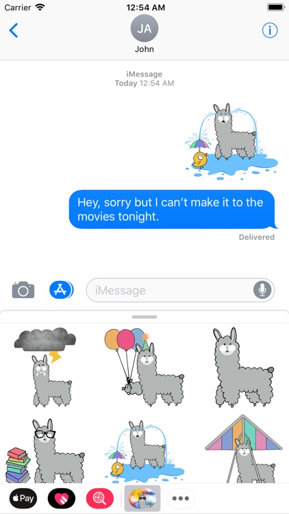 Linda llama Pegatinas