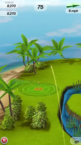 Flick Golf! screenshot 1