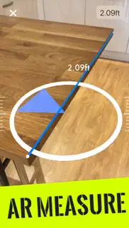 augmented reality tape measure iphone bildschirmfoto 1