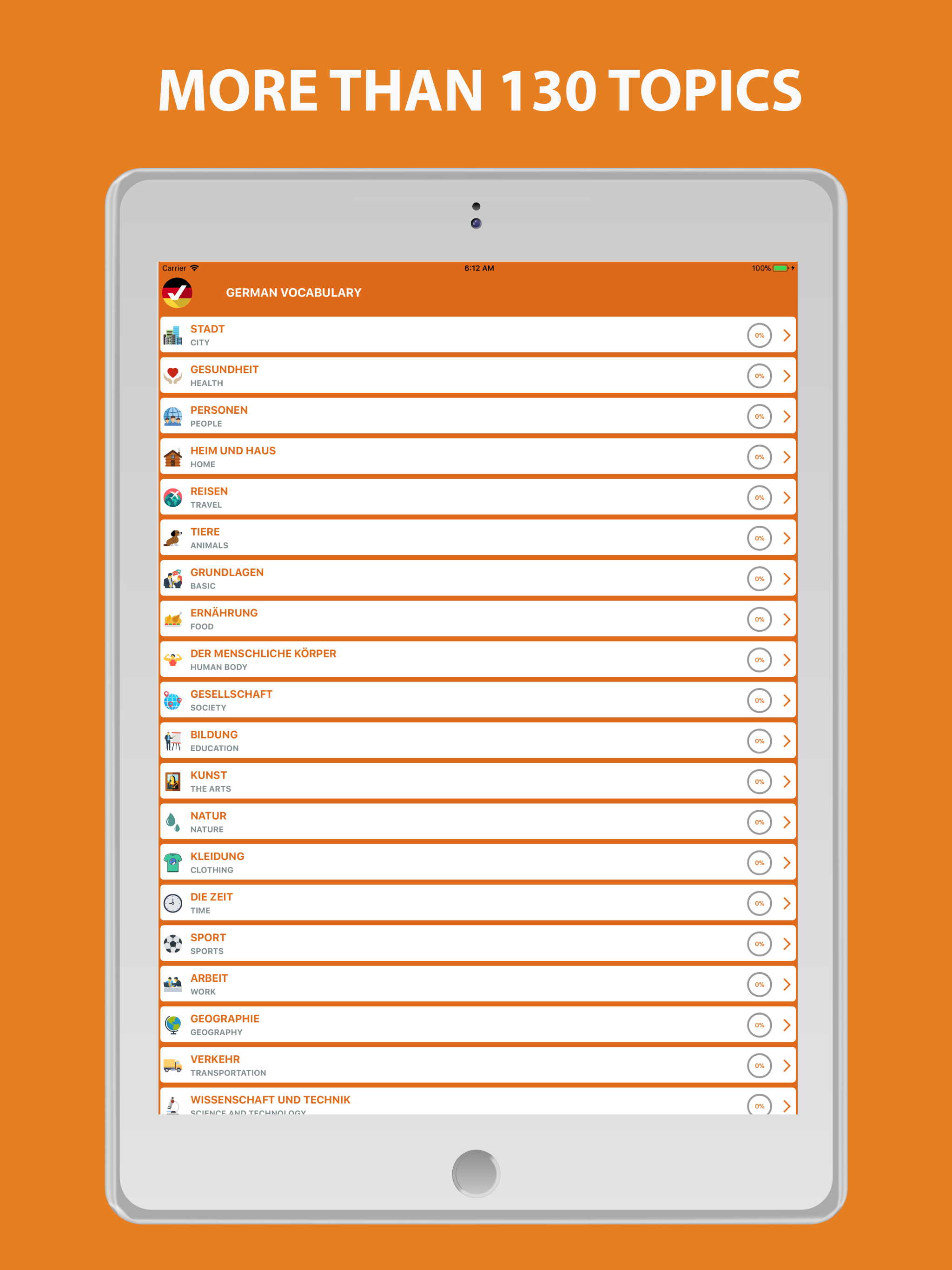 German Vocabulary By Picture screenshot 6