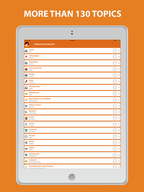 Screenshot #4 pour German Vocabulary By Picture