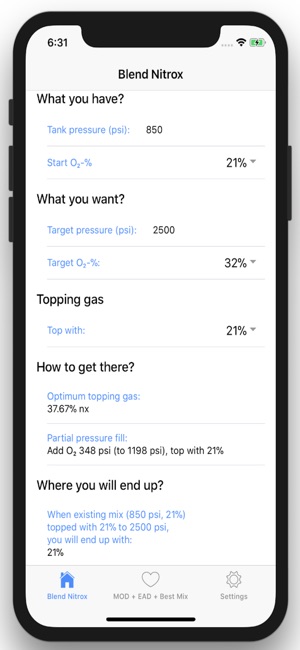 TKL Nitrox Calculator(圖4)-速報App