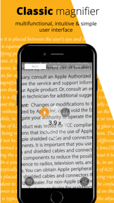Magnifier - magnifying glass screenshot