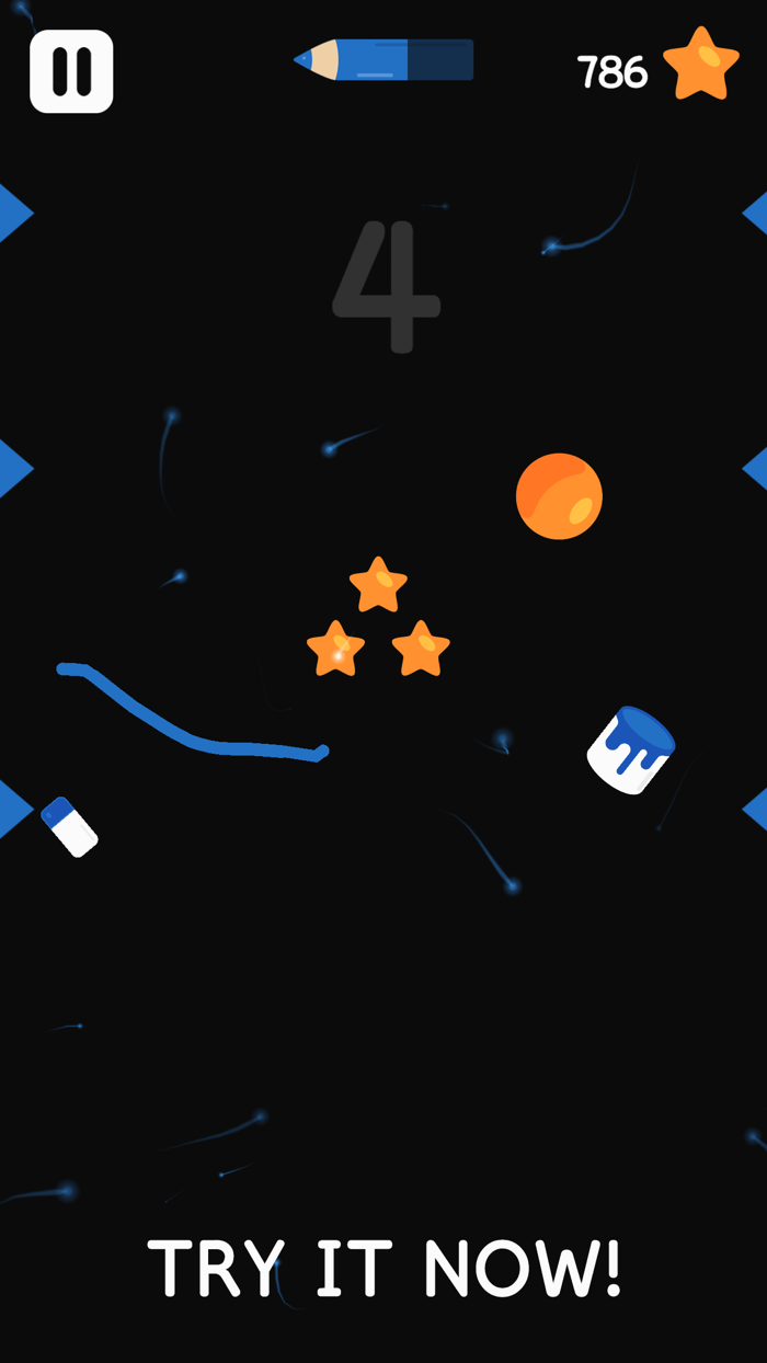 Inky Line Drawing Pen Puzzle