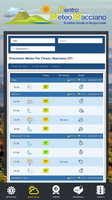 Centro Meteo Macciano screenshot 3