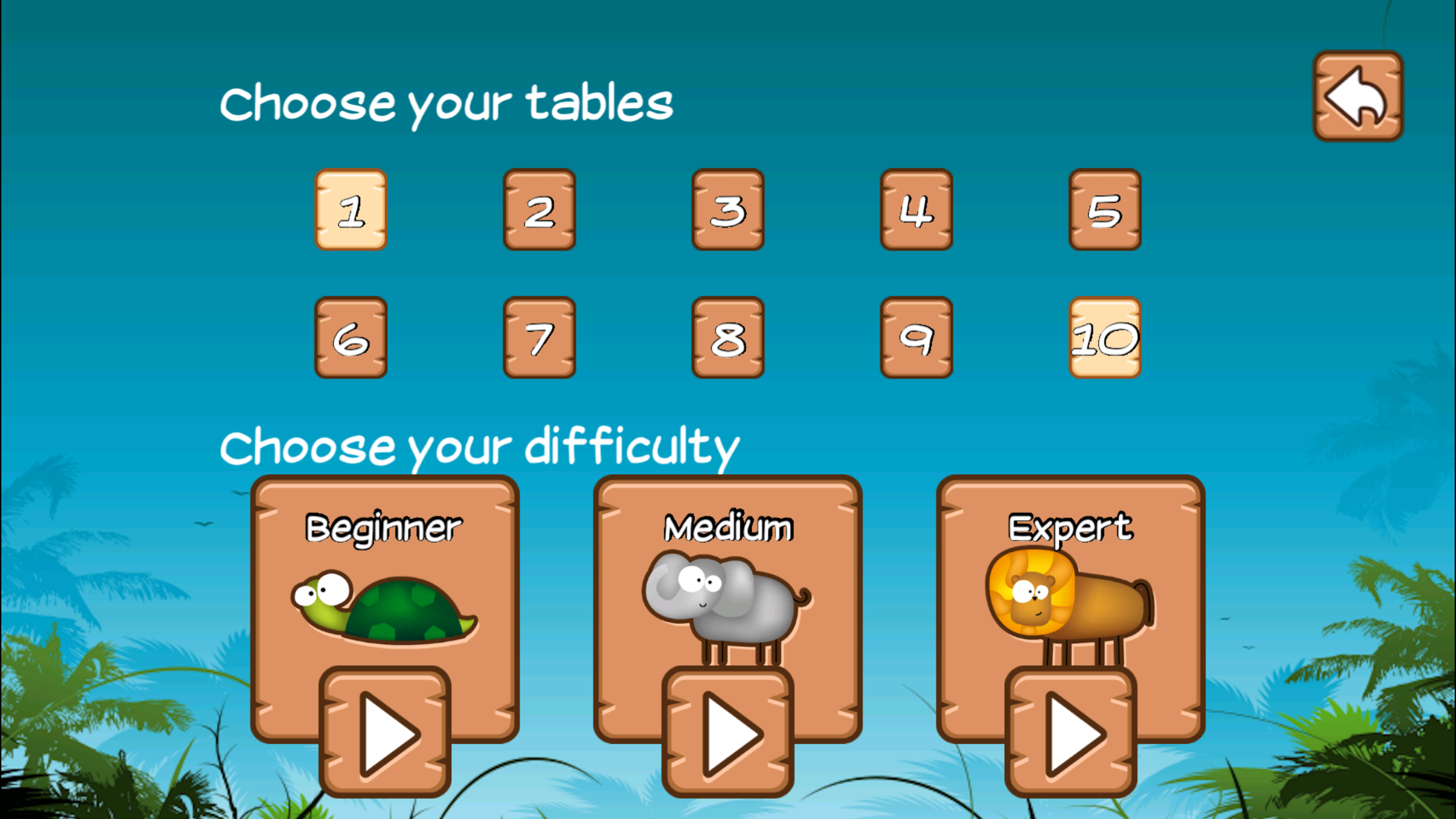 Time Tables Jungle App for Grade 3 [LITE] screenshot 3