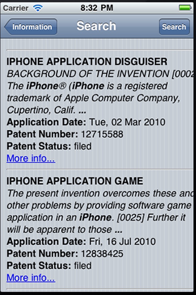 Patent Searcher screenshot 4