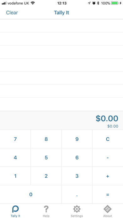 Tally It iPhone screenshot 1 - Productivity app