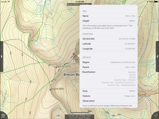 Brecon Beacons Maps Offlineのおすすめ画像5