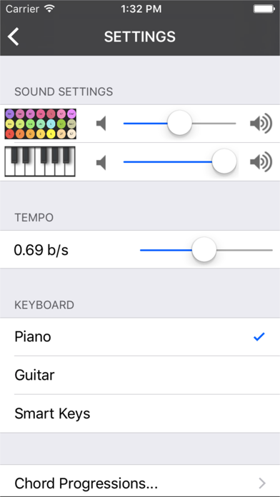 Screenshot #3 pour Guitare Plus: arpèges et piano