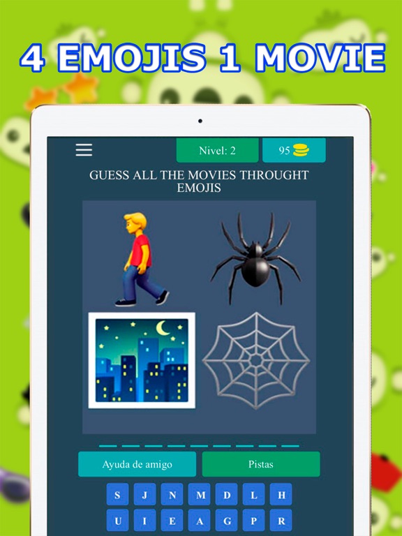 4 Emojis 1 Movie - Guess Movie iPad screenshot