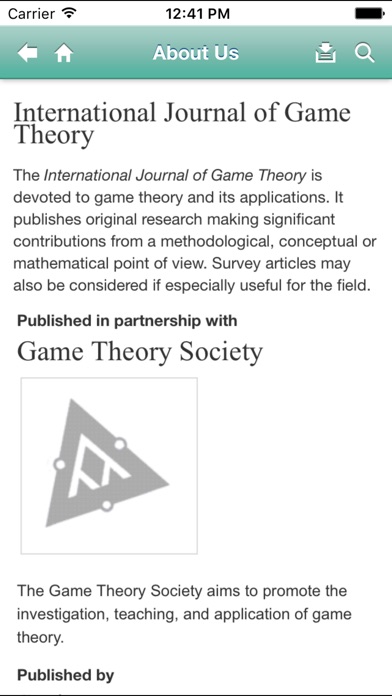 Int. Journal of Game Theory screenshot 4