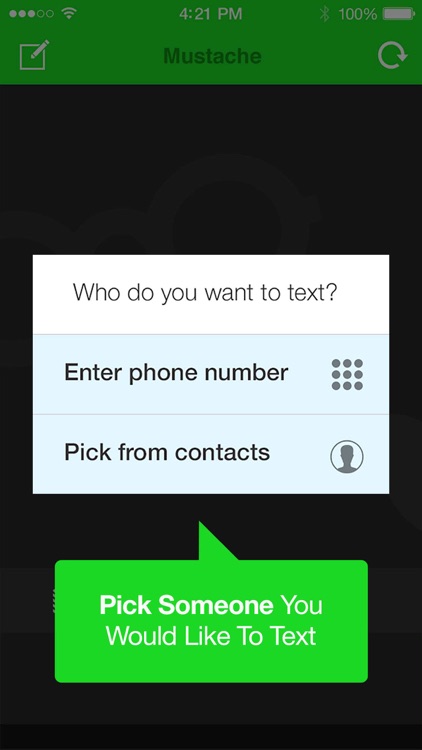 Baffo: Phone Number for Text