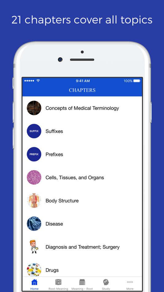 Medical terminology - roots - 1.0 - (iOS)