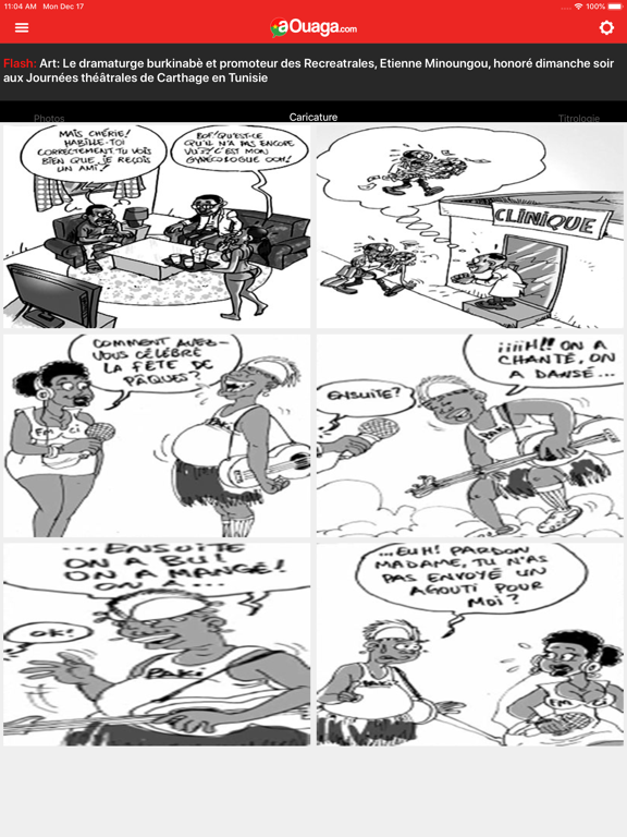 aOuaga.com iPad screenshot 4 - News app