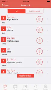 Arabic Vocabulary Learning screenshot #2 for iPhone